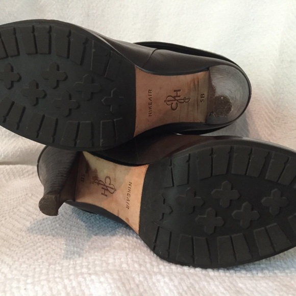 Cole Haan Kennedy Wool Felt High Heel Boots 5 B - Picture 7 of 8